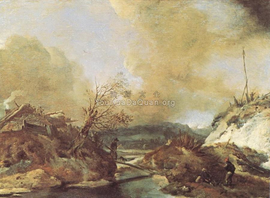 Dune Landscape - 菲利普斯·沃夫曼